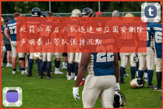 处罚公布后六队迅速回应国安删除声明泰山等队保持沉默